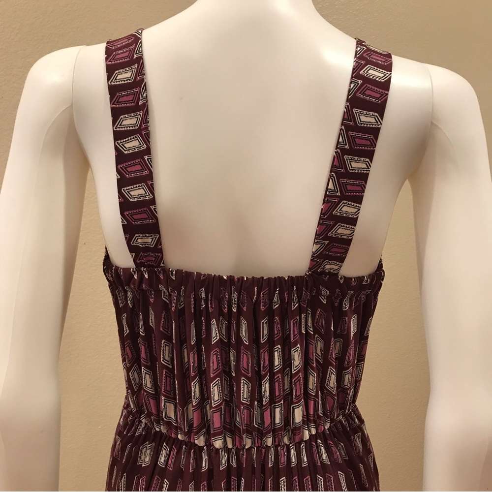 Summer Maxi Dress Sleeveless Flowy Super Stretch Purple Wine Pink One Size - Picture 9 of 12